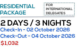 Residential Package – 2N & 3D For International Delegates