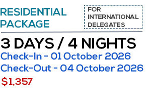 Residential Package – 3N & 4D For International Delegates